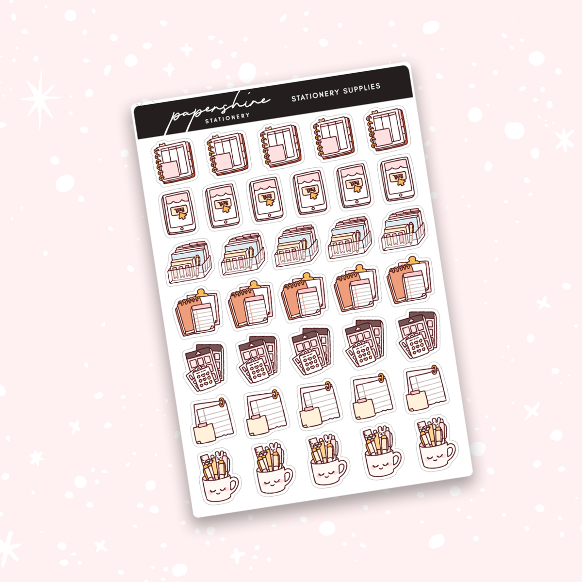 Cutie Stationery Stickers