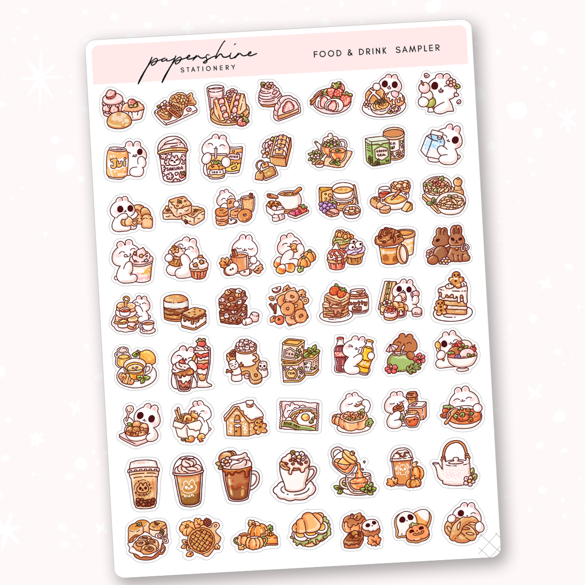Food & Drink Sampler Stickers – Papershire