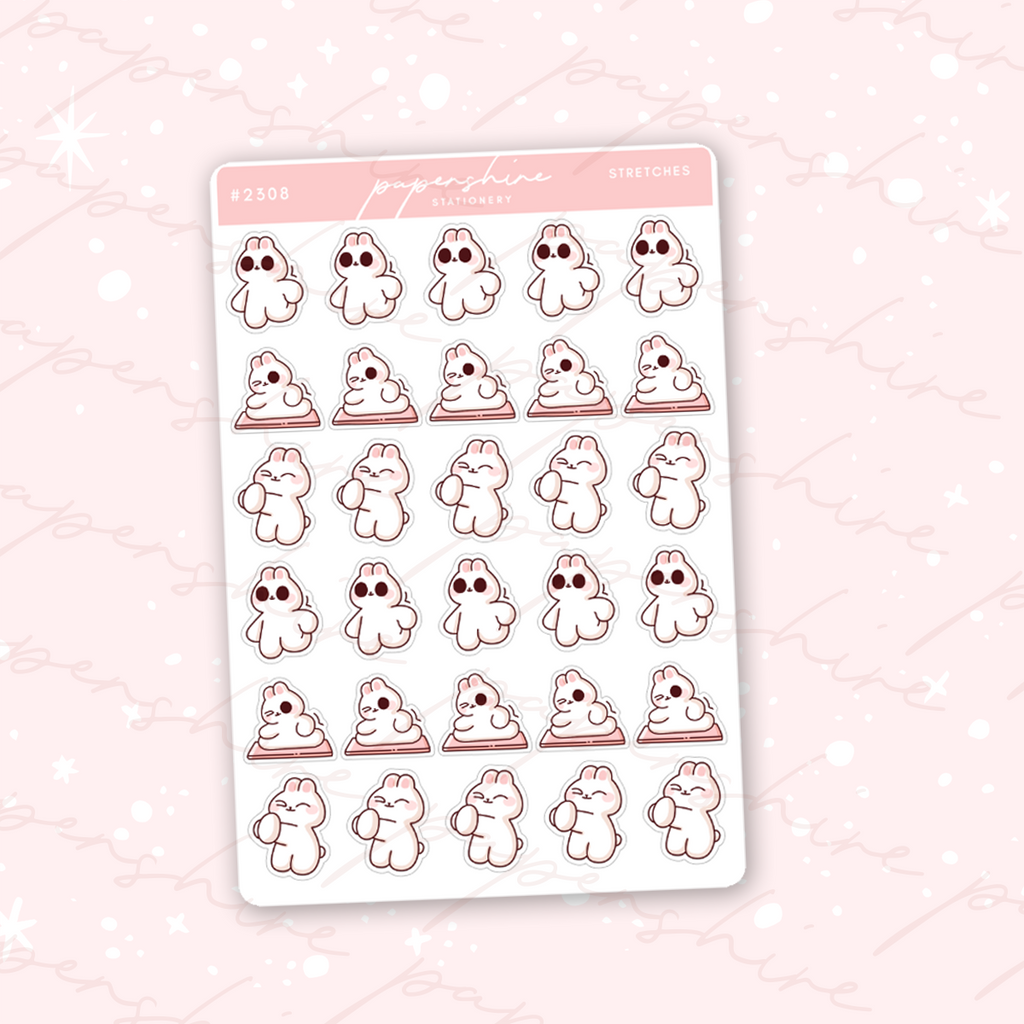 Stretches Doodle Sticker