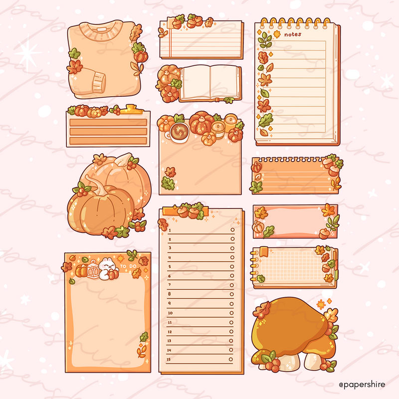 Autumn Town Kit (Patreon September 2024) Digital Set