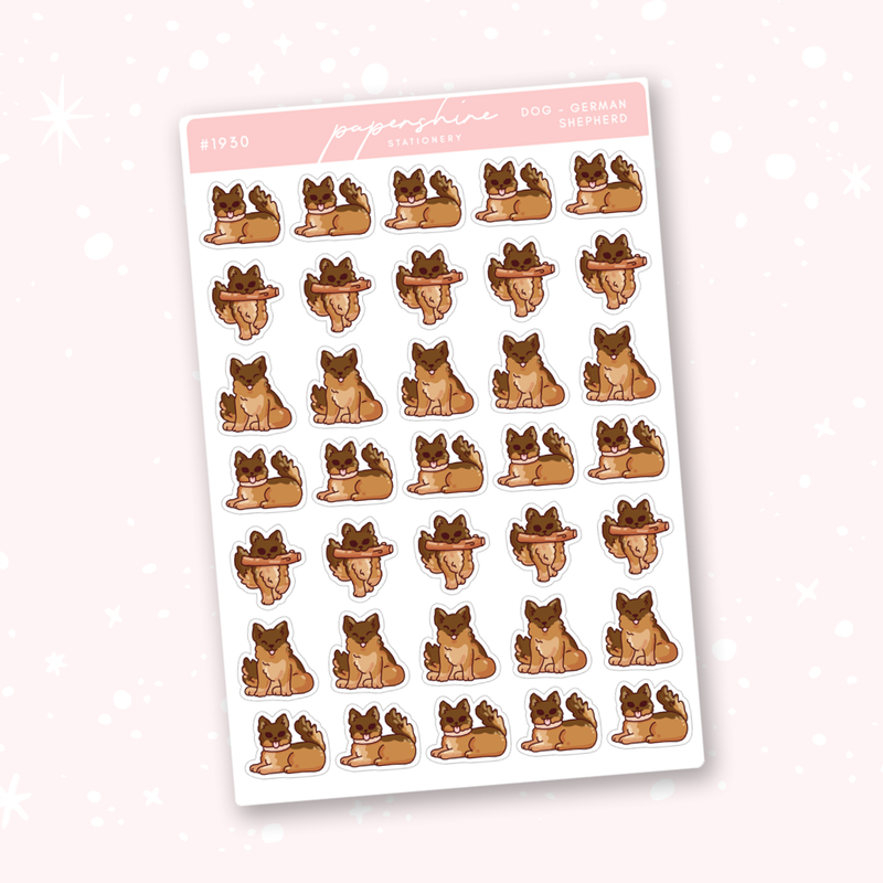 Dog - German Shepherd Doodle Stickers