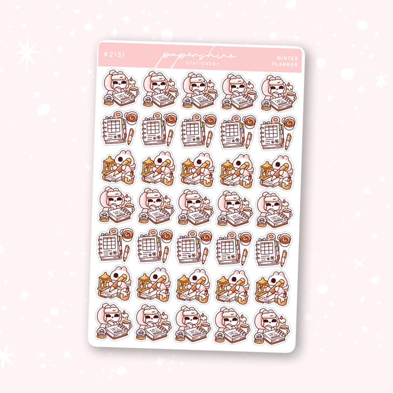 Winter Planner Doodle Stickers