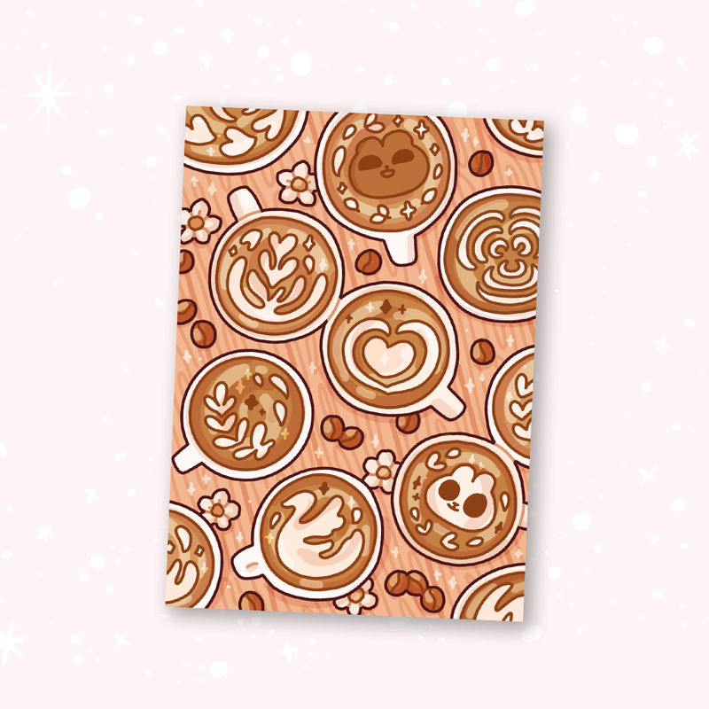 Coffee A6 Postcard