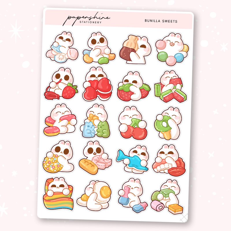 Bunilla Sweets Journal Stickers