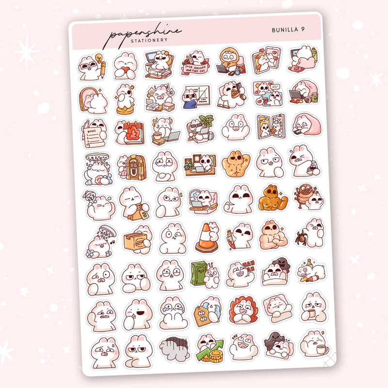 Bunilla 9 Sampler Stickers