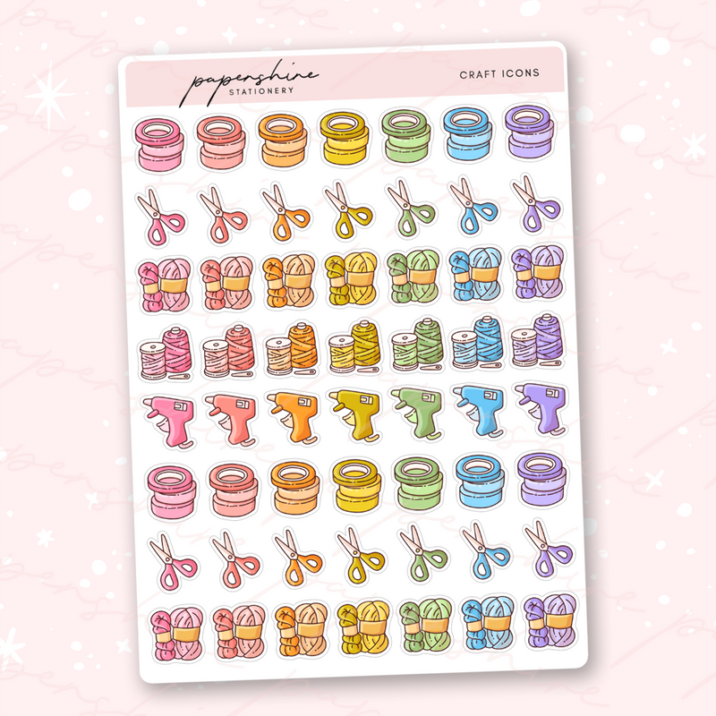 Craft Icons Stickers