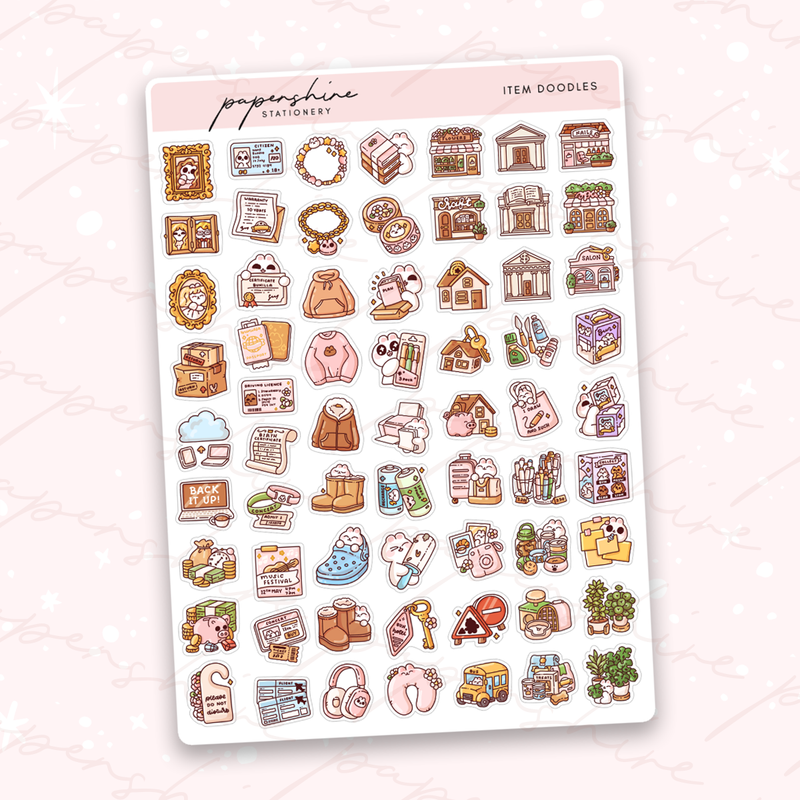 Items Sampler Sticker