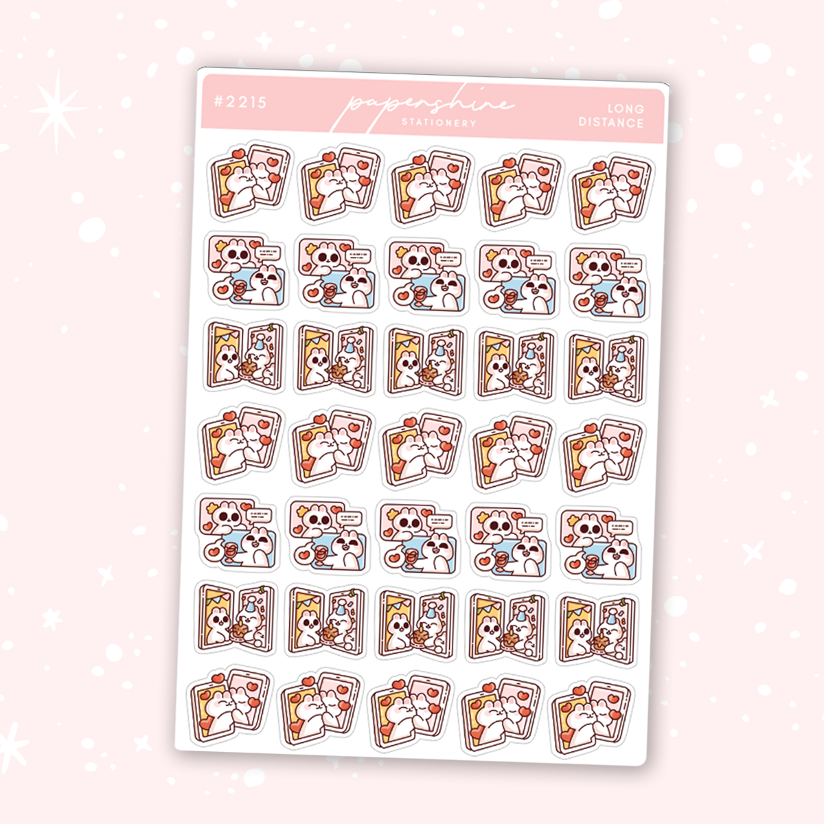 Long Distance Doodle Stickers – Papershire