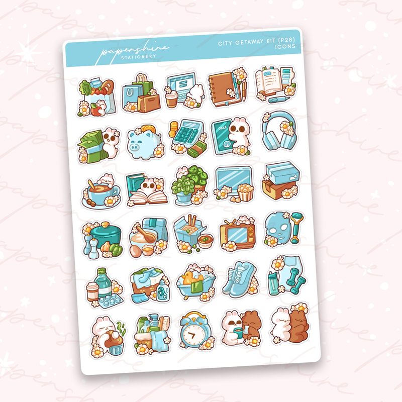 City Getaway Icons (P28) Stickers