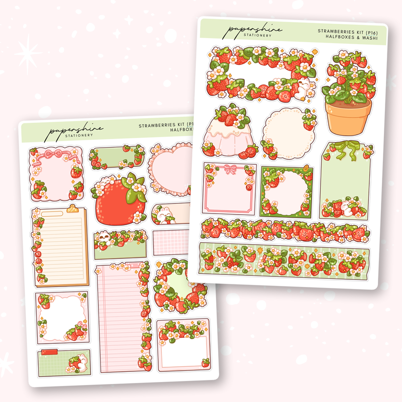 Strawberries Journaling Kit (Patreon 16)