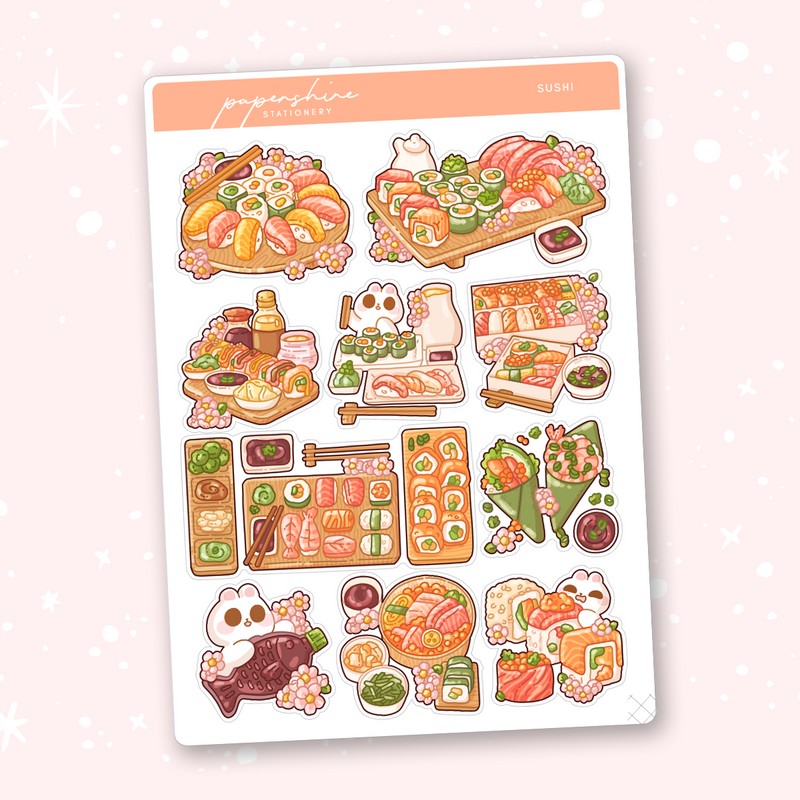 Sushi Journal Stickers