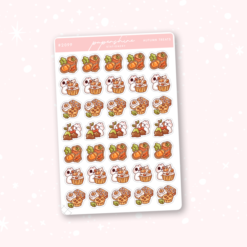 Autumn Treats Doodle Stickers