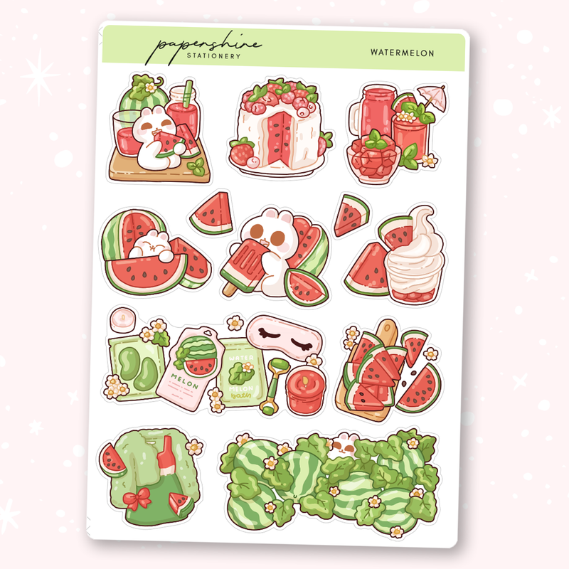 Watermelon Bullet Journal Stickers