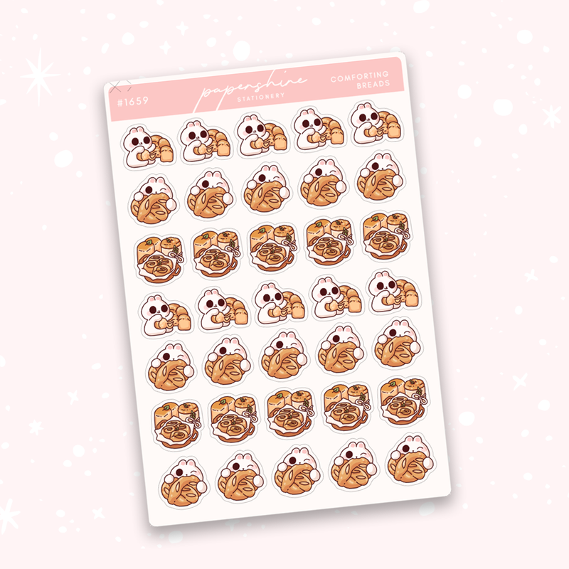 Comforting Breads Doodle Stickers