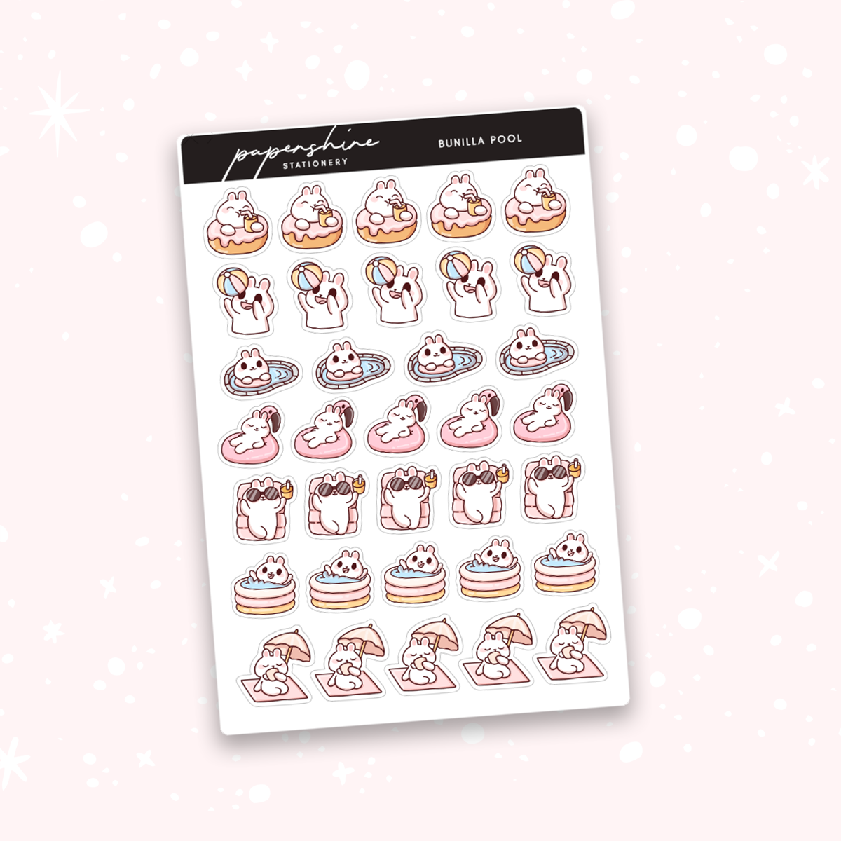 Bunilla Pool Doodle Stickers – Papershire