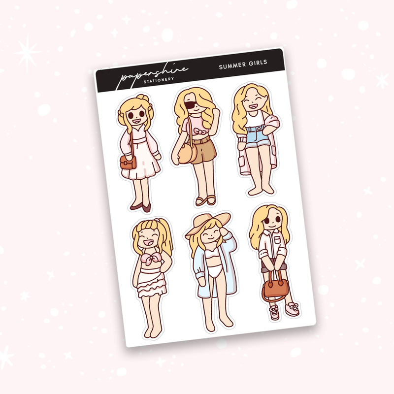 Summer Girls Nana Stickers