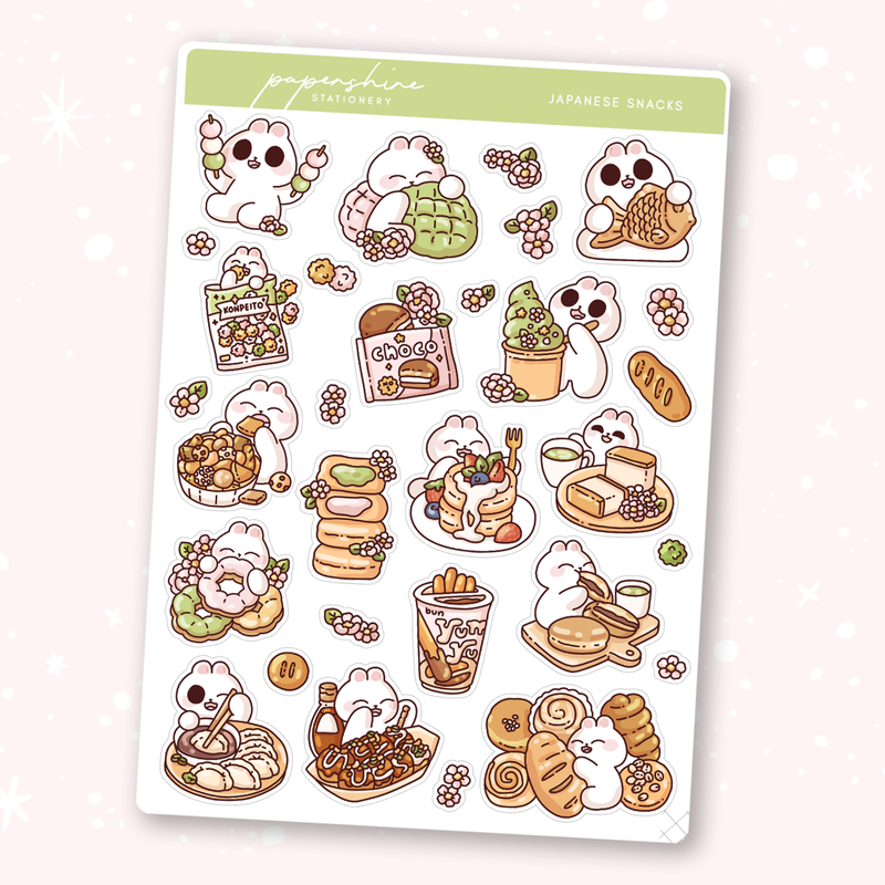 Japanese Snacks Bullet Journal Stickers – Papershire