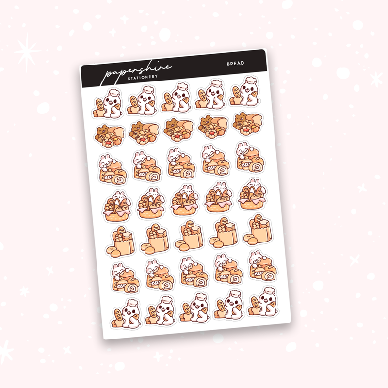 Bread Doodle Stickers
