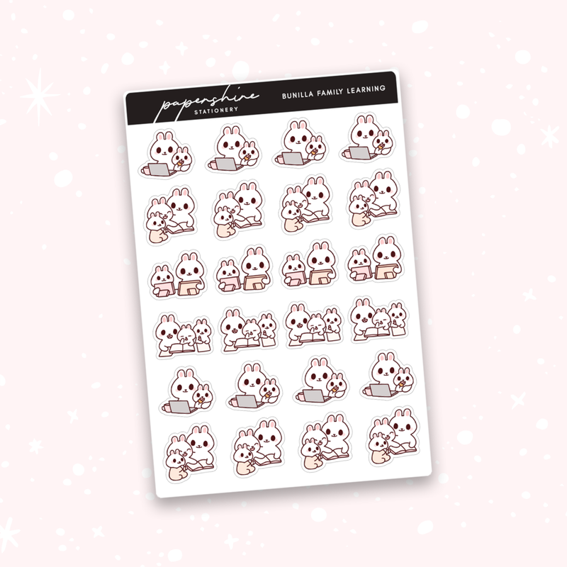 Bunilla Family Learning Doodle Stickers