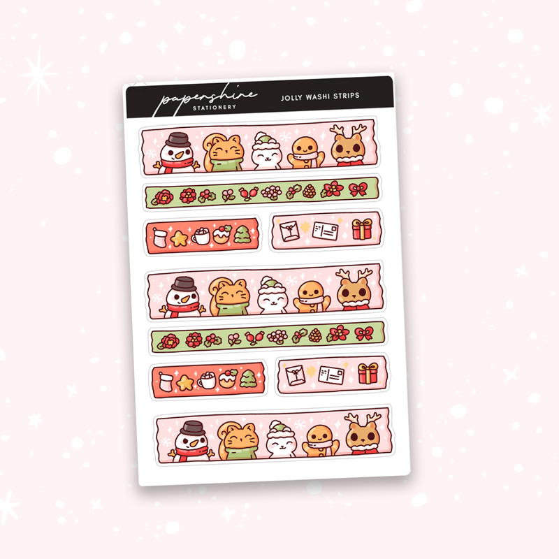 Jolly Washi Strips Doodle Stickers