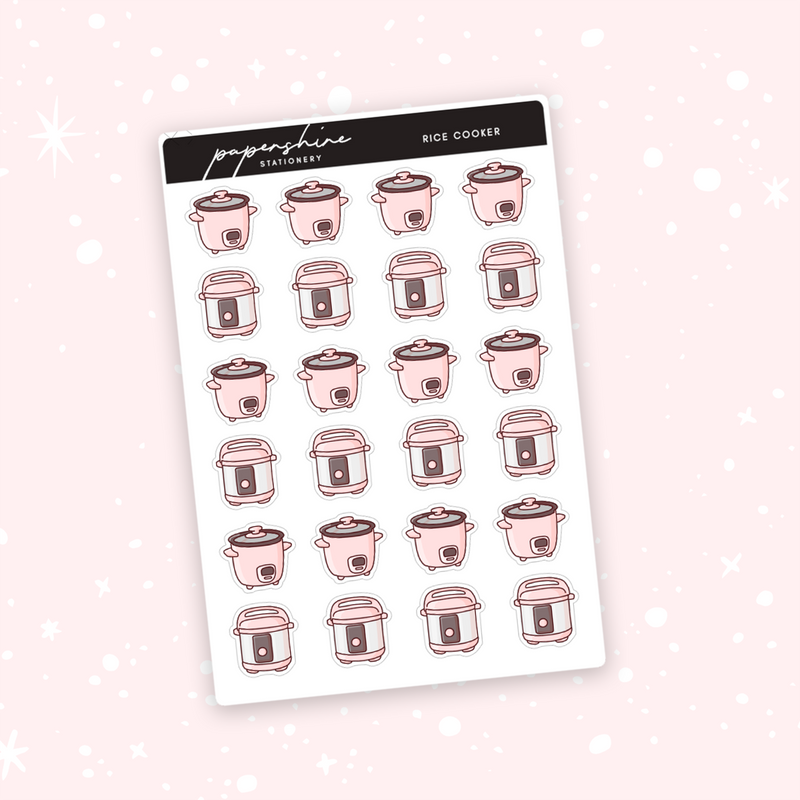 Rice Cookers Doodle Stickers