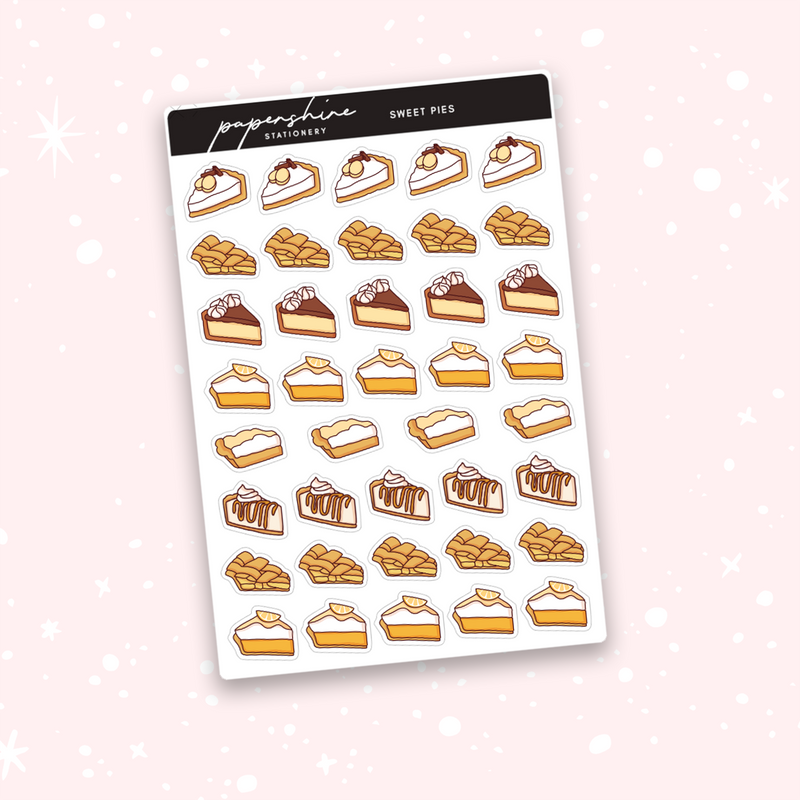 Sweet Pies Doodle Stickers