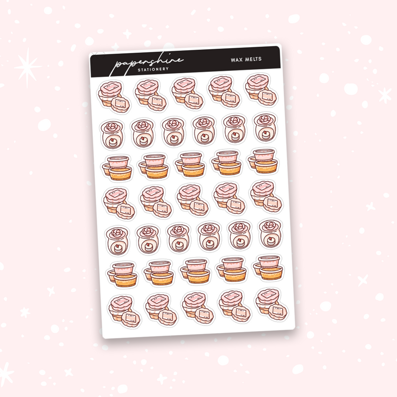 Wax Melts Doodle Stickers