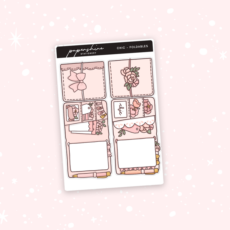 Foldable - Chic Doodle Stickers