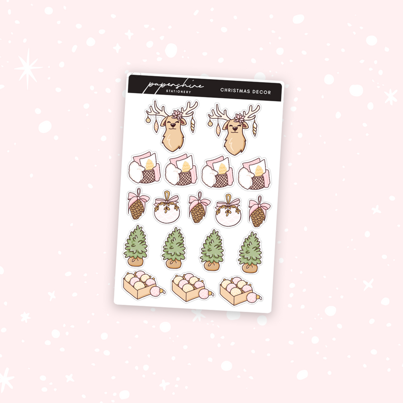 Christmas Decor Doodle Stickers