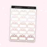 Cinema Marquees Basics Sticker Sheet