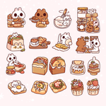 Bun Bakery Digital Set