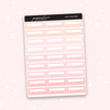 Habit Tracker Basics Sticker Sheet