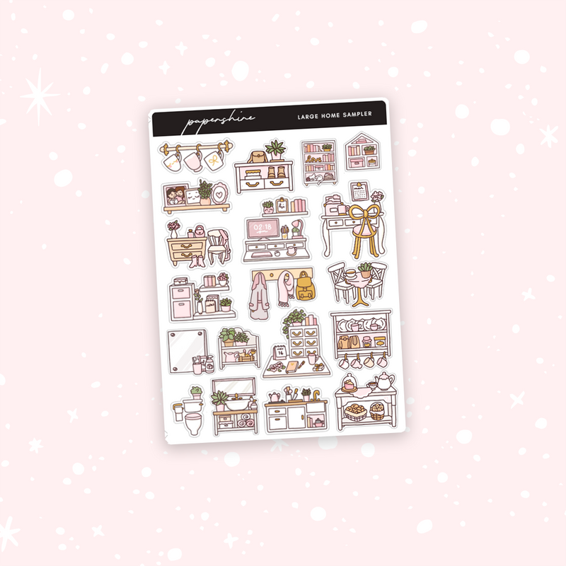 Large Home Sampler Stickers