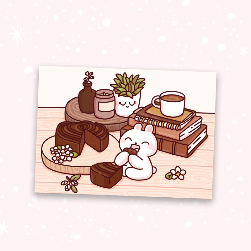 Coffee & Cake A6 Postcard