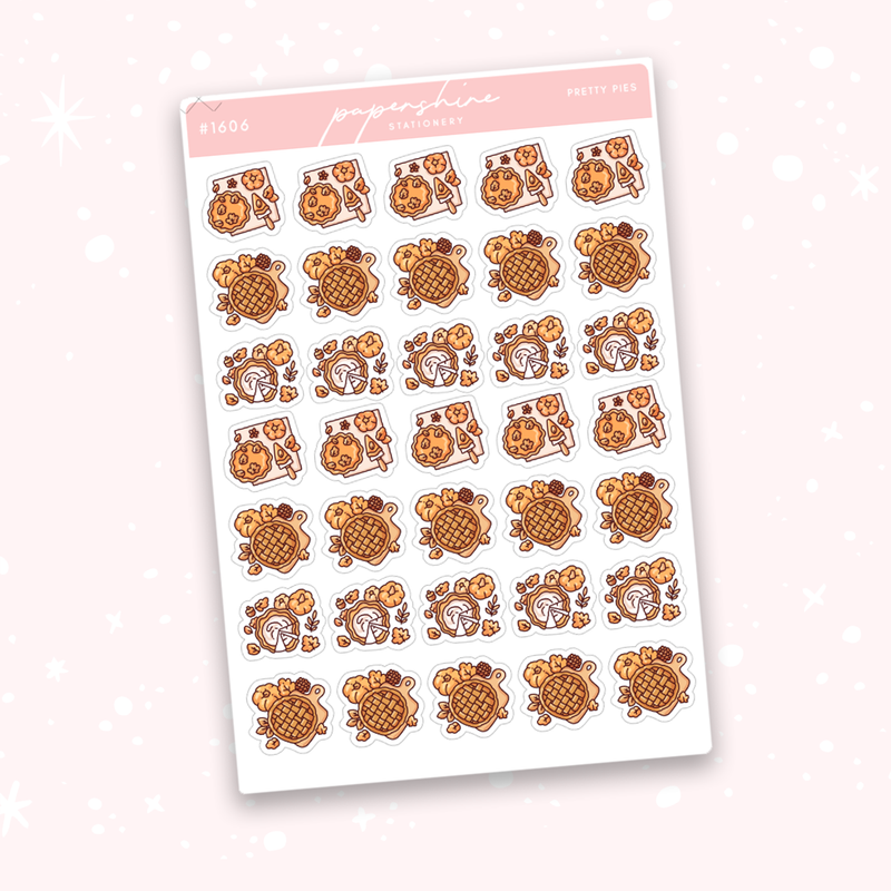 Pretty Pies Doodle Stickers