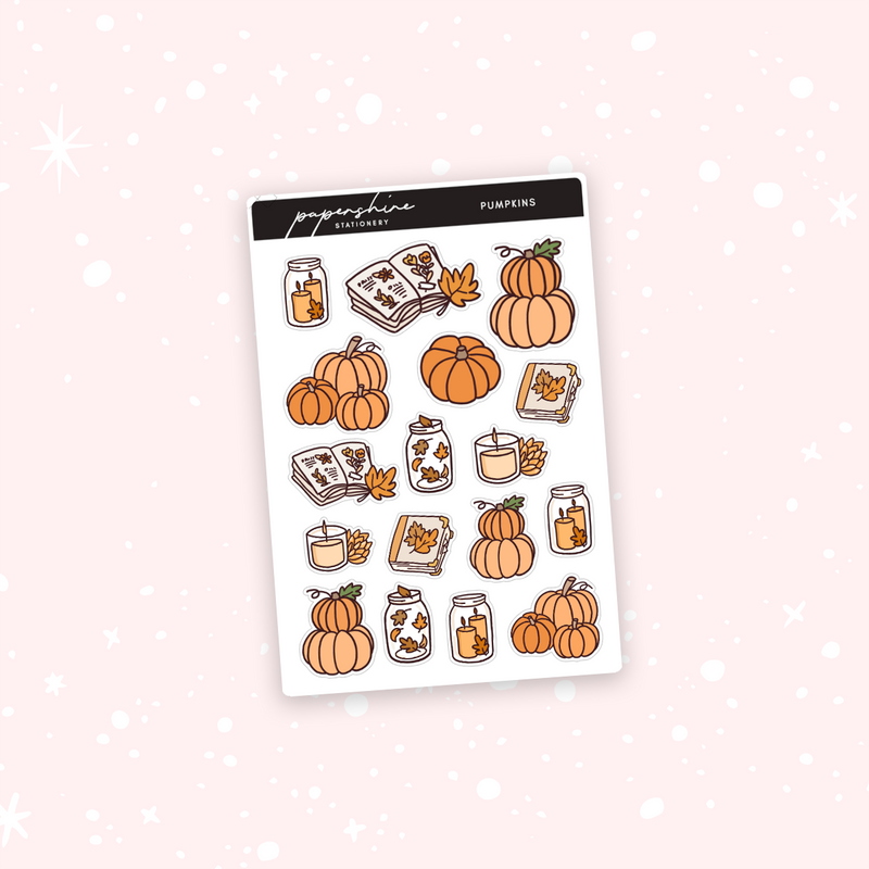 Pumpkins Doodle Stickers