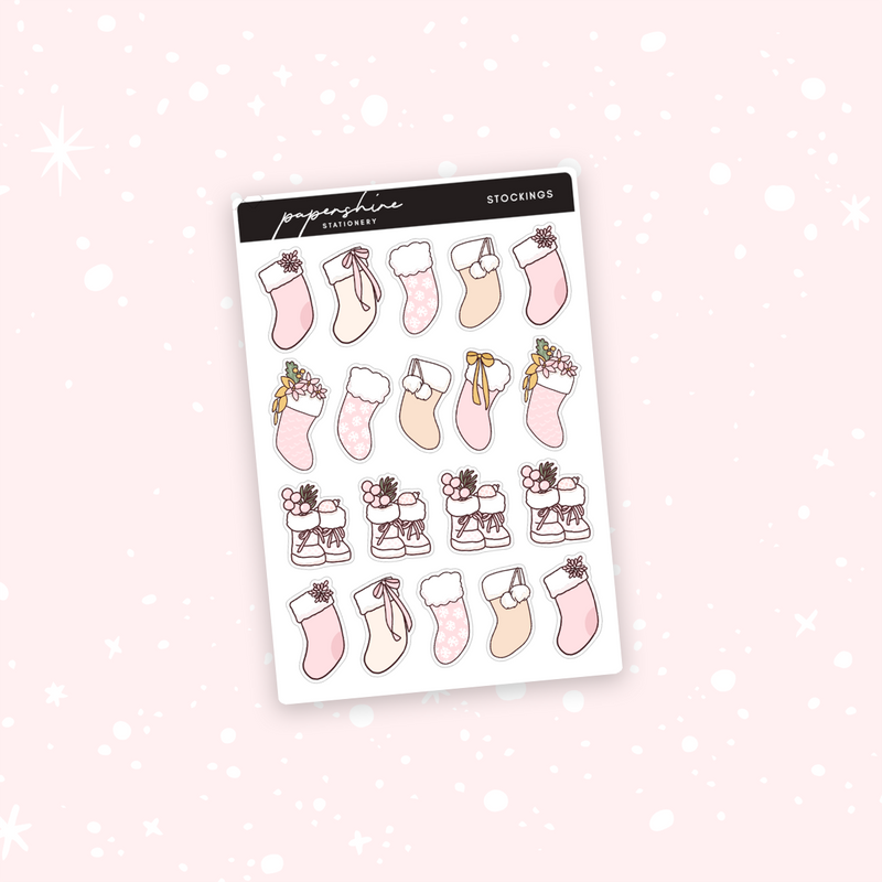 Stockings Doodle Stickers