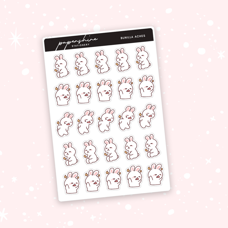 Bunilla Aches Doodle Stickers