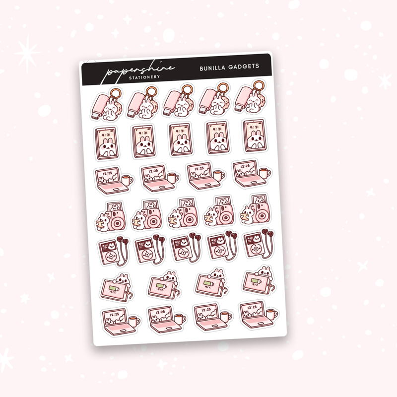 Bunilla Gadgets Doodle Stickers