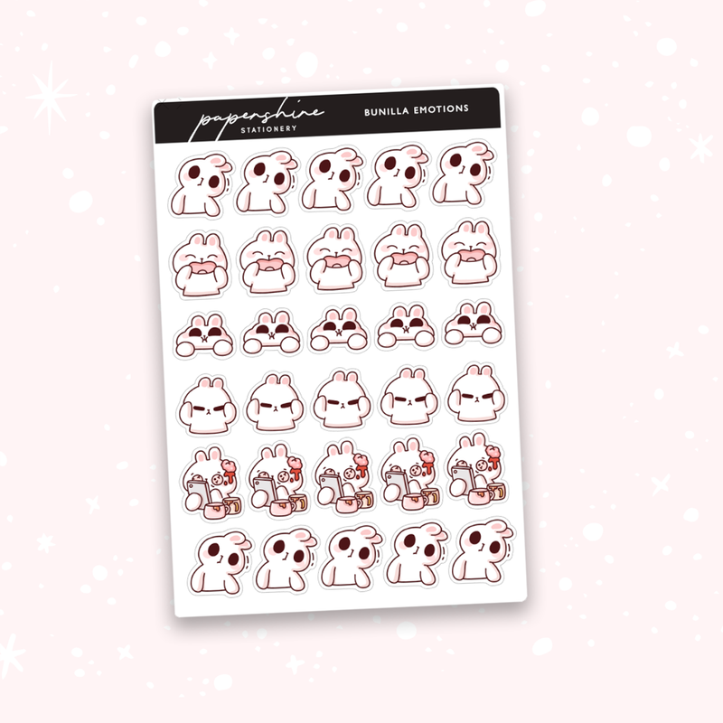 Bunilla Emotions Doodle Stickers