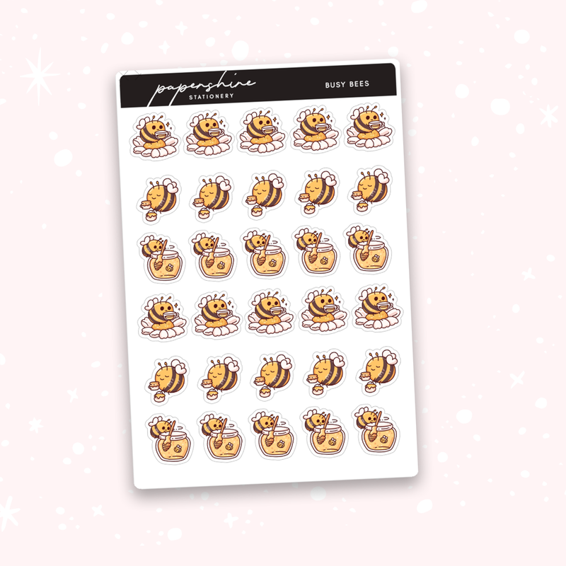Busy Bees Doodle Stickers