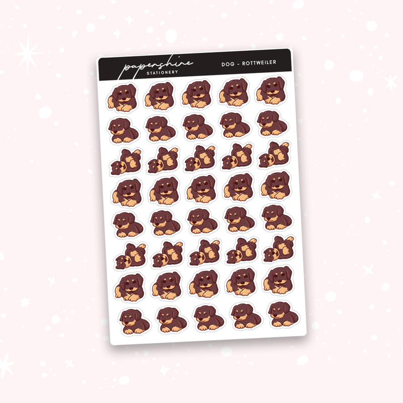 Dog - Rottweiler Doodle Stickers