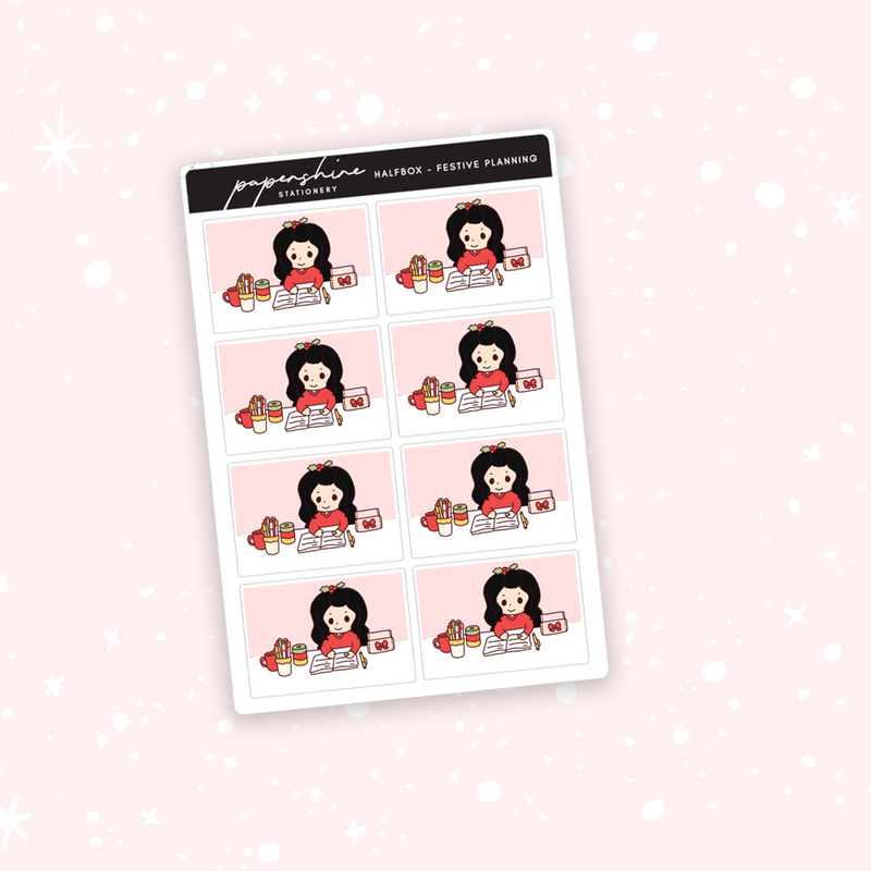 Festive Planning Halfbox Nana Stickers