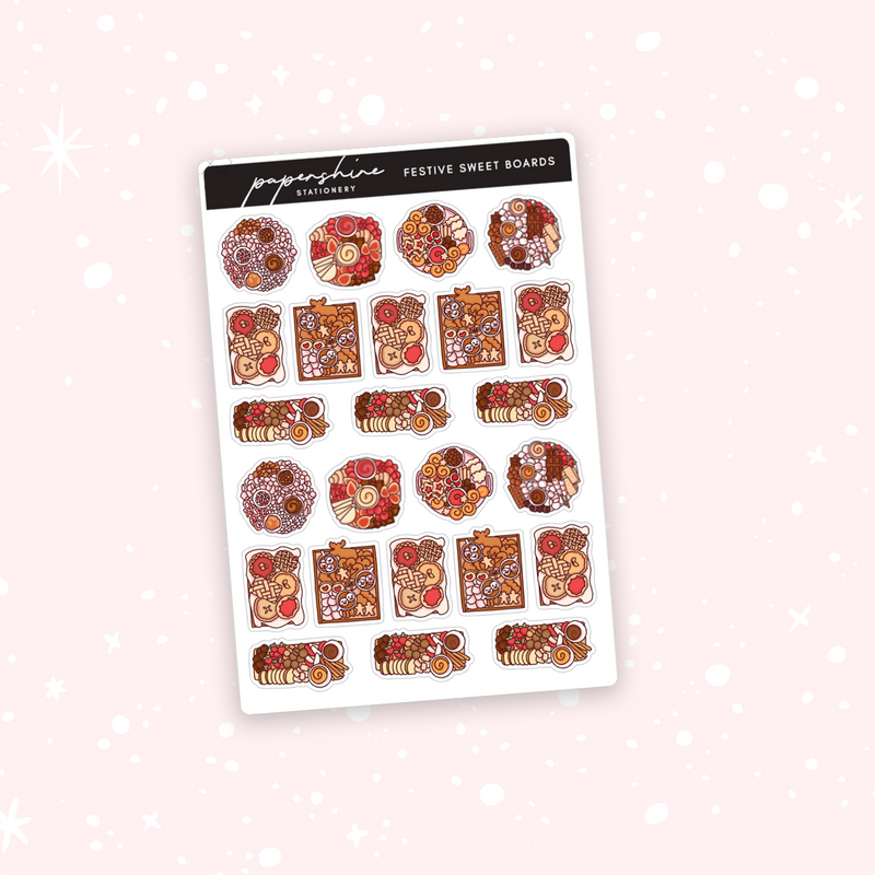 Festive Sweet Boards Doodle Stickers