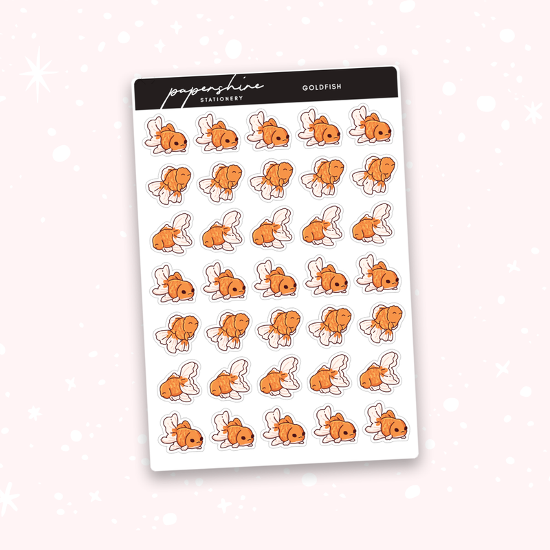 Goldfish Doodle Stickers