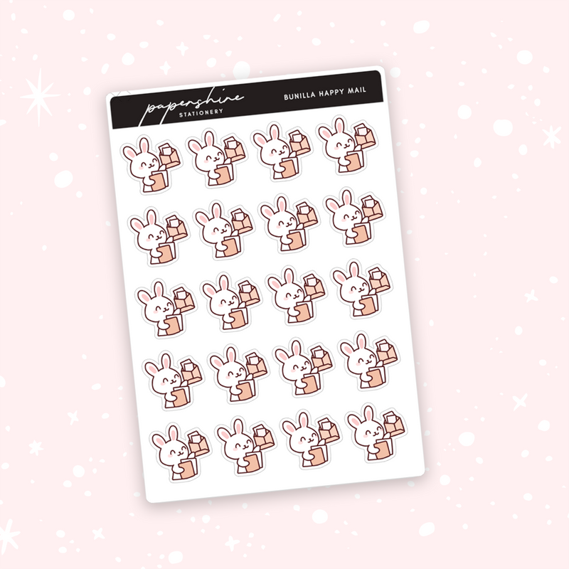 Bunilla Happy Mail Doodle Stickers