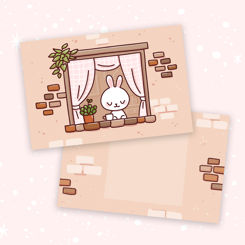 Bunilla Relaxing A6 Postcard