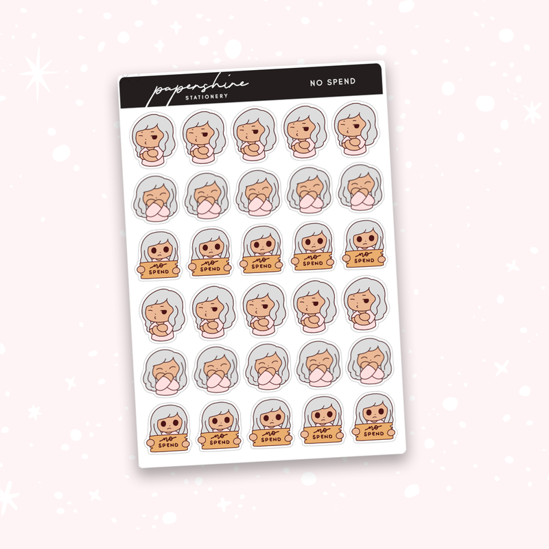 No Spend Nana Stickers