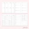 4 Printable Inserts Layout Set