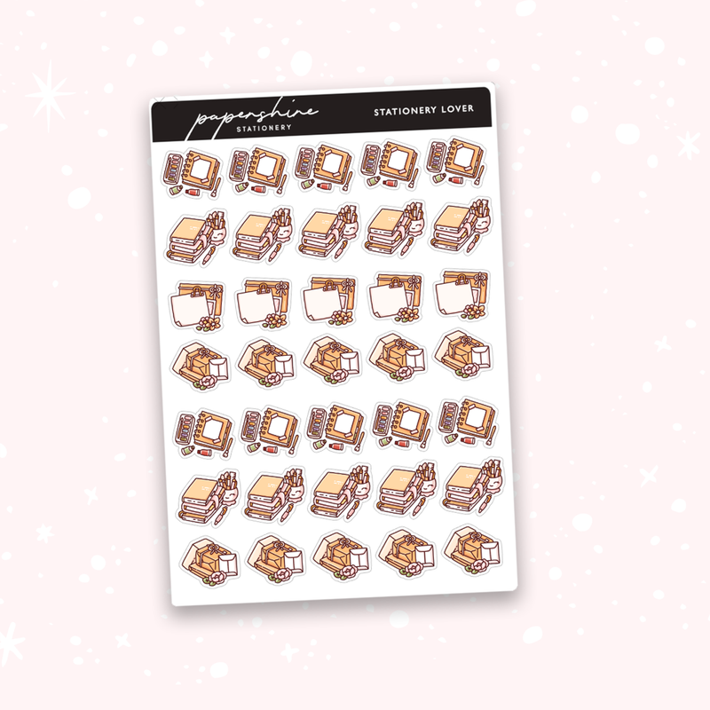 Stationery Lover Doodle Stickers